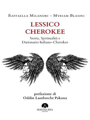 cover image of Lessico Cherokee